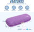 YOUSHARES Insulin Cooler Travel Case with 2 Cooler Ice Packs, Small EVA Diabetic Insulated Organizer Portable Cooling Bag for Medication Cooling I...