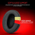 Krone Kalpasmos Large Oval Replacement Ear Pads for ATH M50X / M40X / SteelSeries Arctis/HyperX Cloud & Alpha/Sony MDR-7506 Compatible with Many M...