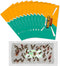 10 PCS Large Glue Trap Strips for Trapping Insects, Mice, Spiders, Bugs, Crickets, Scorpions, Roaches, Super Sticky & Non-Toxic Glue Boards Pre-Ba...