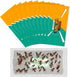10 PCS Large Glue Trap Strips for Trapping Insects, Mice, Spiders, Bugs, Crickets, Scorpions, Roaches, Super Sticky & Non-Toxic Glue Boards Pre-Ba...