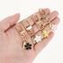 4 PCS Cute Flower Keychains Aesthetic Keychain Charms Daisy Keychain Enameled Keychains Mini Keychain Earphone Case Accessories Keyrings and Keych...