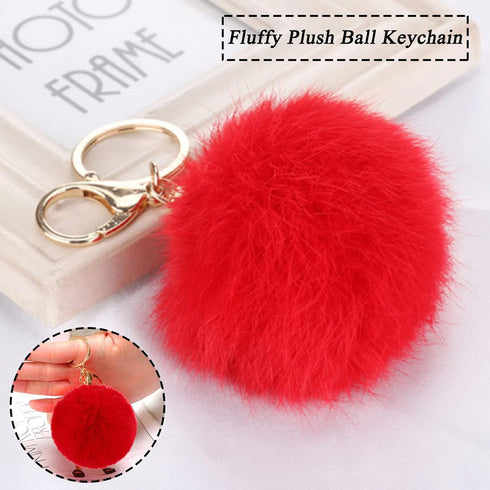 1 Sets 6 Pieces Fluffy Steering Wheel Cover Set for Women,ZYNQACC Diamond Plush Steering Wheel Cover Bling Car Coaster Rhinestone Ring Sticker Aut...