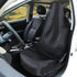 2 Pcs Car Seat Covers Front Seats After Gym, Swim, Universal Waterproof Front Seat Covers for SUV, Trucks, Bucket Seat Covers, black...