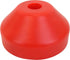 Red Plastic 7" 45rpm Vinyl Record Dome Adapter , Quantity 3 (45 rpm)...