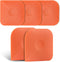 Pan Scraper - 5 Pcs Plastic Scraper Tool Set - Dish Scraper for Cast Iron - Non Scratch for Pot Cleaning Scraper - Non-Slip High Heat Resistant Ki...