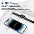 Apple Watch Charger?Upgraded USB C Charger for iWatch, 2 in 1 iPhone and iWatch Magnetic Fast Charging Cable 6FT, Compatible with iWatch Series 8/...