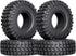 Hobbypark Soft Rubber SCX24 Tires 1.0 Rock Crawler for 1/18 TRX4M Axial SCX24 Gladiator Bronco C10 JLU Deadbolt B17 Betty 1/18 1/24 RC Crawler Car...