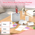 Mini Pocket Printer - M02S Upgrade 304DPI Wireless Bluetooth Thermal Sticker Printer, Compatible with iOS and Android, Print 3 Size Papers, Inkles...