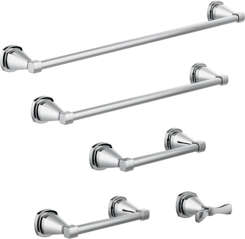 Delta Faucet 77638 Stryke Towel, Double Hook, Chrome...