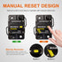 250 Amp Circuit Breaker with Manual Reset for Car Marine Trolling Motors Boat ATV Manual Power Protect for Audio System Fuse, 12V-48V DC (250A)...