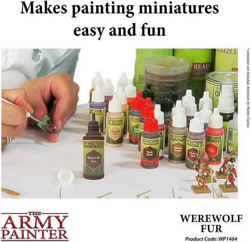 The Army Painter Werewolf Fur Warpaint - Acrylic Non-Toxic Heavily Pigmented Water Based Paint for Tabletop Roleplaying, Boardgames, and Wargames ...