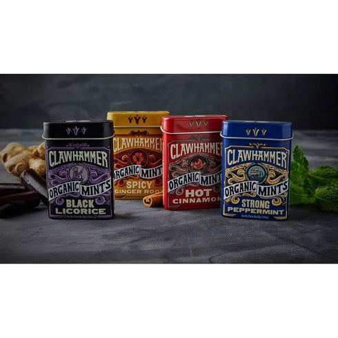 Clawhammer Organic Hot Cinnamon Mints, 30 GR...