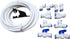 3/8" inch Quick Connect Water Purifiers Tube Fittings for RO Water Reverse Osmosis System (Ball Valve+L+Y+I+T Type) + PVC Pipe Tube Hose Cutter + ...