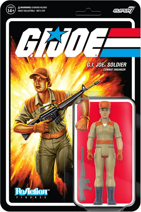 Super7 G.I. Joe Female Combat Engineer Bun Hair - 3.75" G.I. Joe Action Figure with Accessory Classic Cartoon Collectibles and Retro Toys...