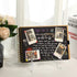HESTYA 3 Pieces 4.5/7/9.8 Inch Clear Acrylic Easels Display Stands Plate Stands Holders to Display Pictures or Other Items for Weddings, Birthdays...