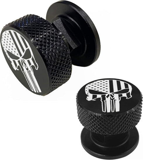 Welding Hood Helmet Pipeliner Fasteners-1Pair Black USA Flag Pattern Aluminum Helmet Pipeliner Headgear Replacement Parts Accessories Screws Flip ...