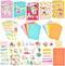 AHANDMAKER Handmade DIY Greeting Card Kits 15 Blank Cards 15 Colorful Envelopes DIY Greeting Card Making Kit Giftable DIY Greeting Card for Teache...