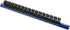 ARES 62027 - Blue 16.5-Inch Hand Tool Holder - Aluminum Rail Stores up to 16 Screwdrivers or Small Tools and Keeps Your Garage Organized...
