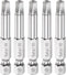 5pcs H5 Pentagon Screwdriver Bit 1/4" Hex Shank 2" Length Magnetic Security Screw Driver Power Tool...