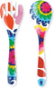 French Bull Salad Server 2 Piece Set - Melamine Dinnerware - 13" - Outdoor, Party, Utensils - Sus...