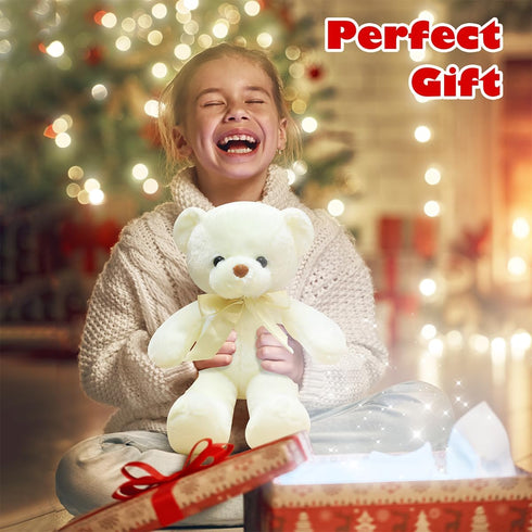 Teddy Bear Stuffed Animals, 13.4 inch Soft Cuddly Stuffed Plush Teddy Bear, Cute Plush Toys for Birthday Christmas New Year Valentine’s Day Weddin...