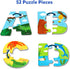 Skillmatics Animal Alphabet Puzzle - 52 Piece Jigsaw Puzzle for Toddlers, Preschoolers, Educational Toy for Learning ABCs and Letters, Gifts for B...