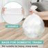 110 Count-4 Gallon Trash Bags,Small Trash Bags Bathroom, White Small Trash Bag for Office Bedroom Bathroom Car, Small Garbage Bags Point-Break Des...