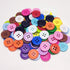 Libiline 100pcs Resin Button Solid Color 4Holes Craft Clothe Sewing Card Making Sweater Shirt (Multi-Color, 5/8"(15mm))...