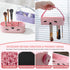 3 in 1 Silicone Makeup Brush Cleaner Bowl with Brush Drying Holder (Simple White)...