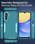 Dahkoiz for Samsung Galaxy A15-5G Phone Case, and Screen Protector, Dust-Proof Port Cover, Full Body Non-Slip Rubber Covered, Wear-Resistant & Dro...