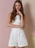 Vogue Misses' High-Rise Pleated Shorts and Loose-Fitting Pants Sewing Pattern Packet, Design Code V2014, Sizes 8-10-12-14-16, Multicolor...