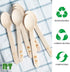 RT- Disposable Wooden Tableware Wooden Spoon /Wooden Ice Cream Spoons ,Natural Environmental Protection 4.3 Inches 200 Pieces Package...