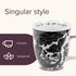 Karma Gifts 16 oz Black and White Boho Mug Mermaid - Cute Coffee and Tea Mug - Ceramic Coffee Mugs for Women and Men...