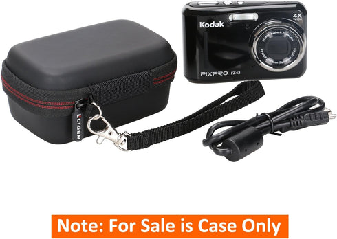 LTGEM Camera Case for Kodak PIXPRO Friendly Zoom FZ41/FZ43/FZ45/FZ53/FZ55 Digital Camera - Storage Travel Protective Carrying Bag for Digital Came...
