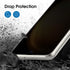 amFilm [2+2 Pack Samsung Galaxy S23+/S23 Plus 6.6'' Privacy Screen Protector with Camera Lens Protector, Anti Spy Hybrid Film, Fingerprint ID Comp...