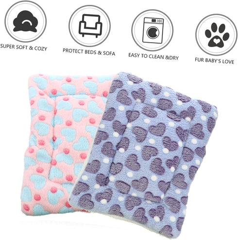 DOITOOL 2pcs Pet Cotton Pad Machine Washable Dog Bed Dog Crate Bed Dog Bed for Crate Pet Cushion Warm Cushion Dog Beds for Small Dogs Pet Resting ...