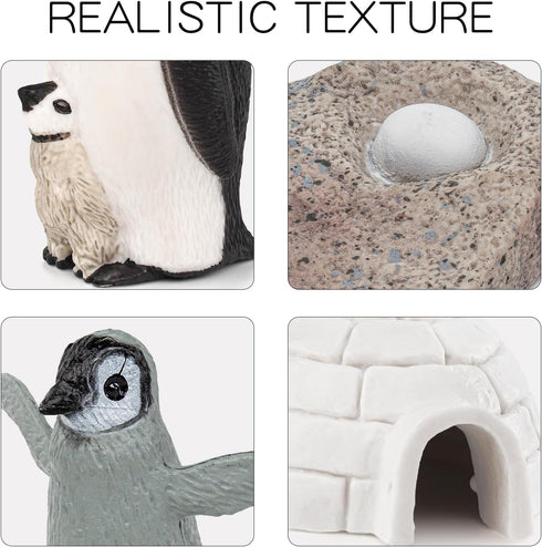 Polar Penguin Figure Cards Playsets 15PCS Penguin Model Toy Desktop Decoration Collection Party Favors Toys for Boys Girls Kids...