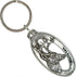 Whitetail Deer Keychain, Pewter, M008KC, 2”, 100% Handmade in the USA, White Tail Deer Keychain, Deer Key Chain, American Whitetail Deer Key Ring,...