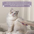 Detangling Pet Comb for Dog & Cat, Grooming Comb with Long & Short Stainless Steel Teeth, Safely Remove Knots & Tangles for Healthy Shiny Coat, Ge...
