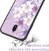 Phone Case for Blu view 2 with Lanyard Strap Girls Women Cute Slim Shockproof Protective Cover Case for Blu view 2/B130DL/B131DL - Purple Flower...