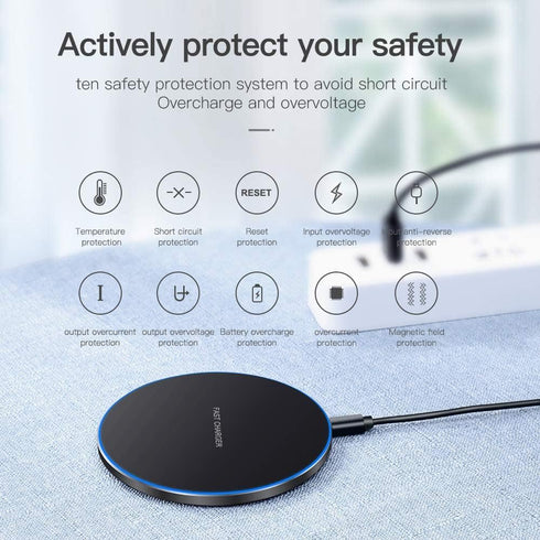 20W Fast Wireless Charger Pad,Wireless Phone Charging Station Compatible with iPhone 14/15/13/12/11/SE/X/AirPods,Fast Charge for Samsung Galaxy S2...