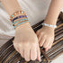 KELITCH Turquoise Beaded Bracelets 2 Wrap Leather Bracelets Fashion Jewelry...
