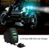 Dual USB, Waterproof 12-24V 3.1A Dual USB Ports Car Socket Power Adapter with LED(Green)...