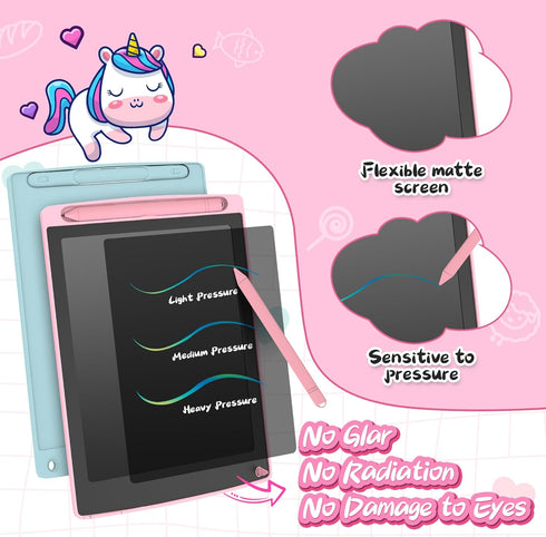 2 Pack LCD Writing Tablet for Kids Doodle Board with 2 Bag, Electronic Drawing Tablet Drawing Pads, Etch a LEYAOYAO Sketch Pad Learning Educationa...