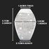 TOMALL Bling Gear Shift Knob Cover Compatible with Honda 10th Civic 2016 2017 2018 2019 2020 2021 Crystal Auto Decorative Accessories(Silver)...