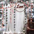 Decor365 Rose Gold Black Circle Garland Party Decoration Hanging Dots Streamer Banner Backdrop Birthday/Bday/Wedding/Anniversary/Bachelorette/Brid...