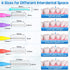 300 Pcs Interdental Brushes for Braces, 6 Size Soft and Bendable Braces Brush for Cleaning, Toothpick Dental Tooth Flossing Head Oral Dental Hygie...
