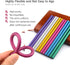 Hot glue gun kit, transparent glue stick, colored glue stick, carving knife with 5 cutting heads, two pointed tweezers, small jewelry box, electro...