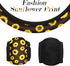 8 Pcs Cute Sunflower Steering Wheel Cover Yellow Keychain for Women Delightful Car Accessories Leather Bracelet Key Ring Car Handbrake Cover Gear ...