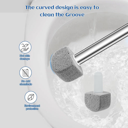 10 Packs Pumice Stone for Toilet Cleaning,Pumice Toilet Bowl Cleaning for Cleaning Toilet,Bathtubs,Kitchen Sink,Grill...